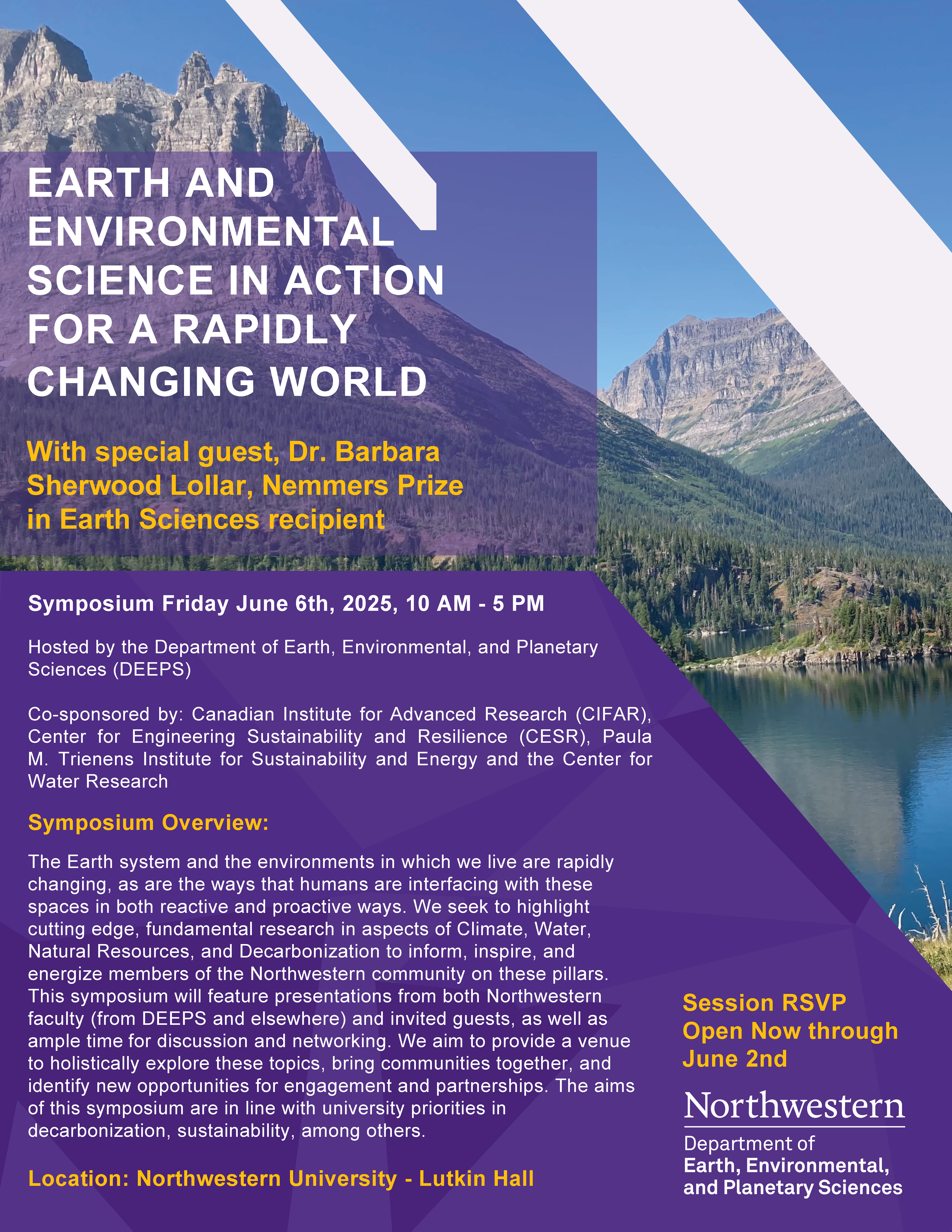 EARTH AND ENVIRONMENTAL SCIENCE IN ACTION FOR A RAPIDLY CHANGING WORLD Flyer QR