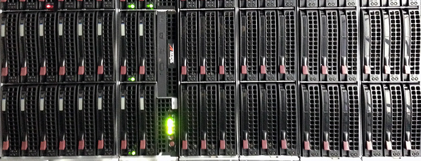 photo of compute cluster